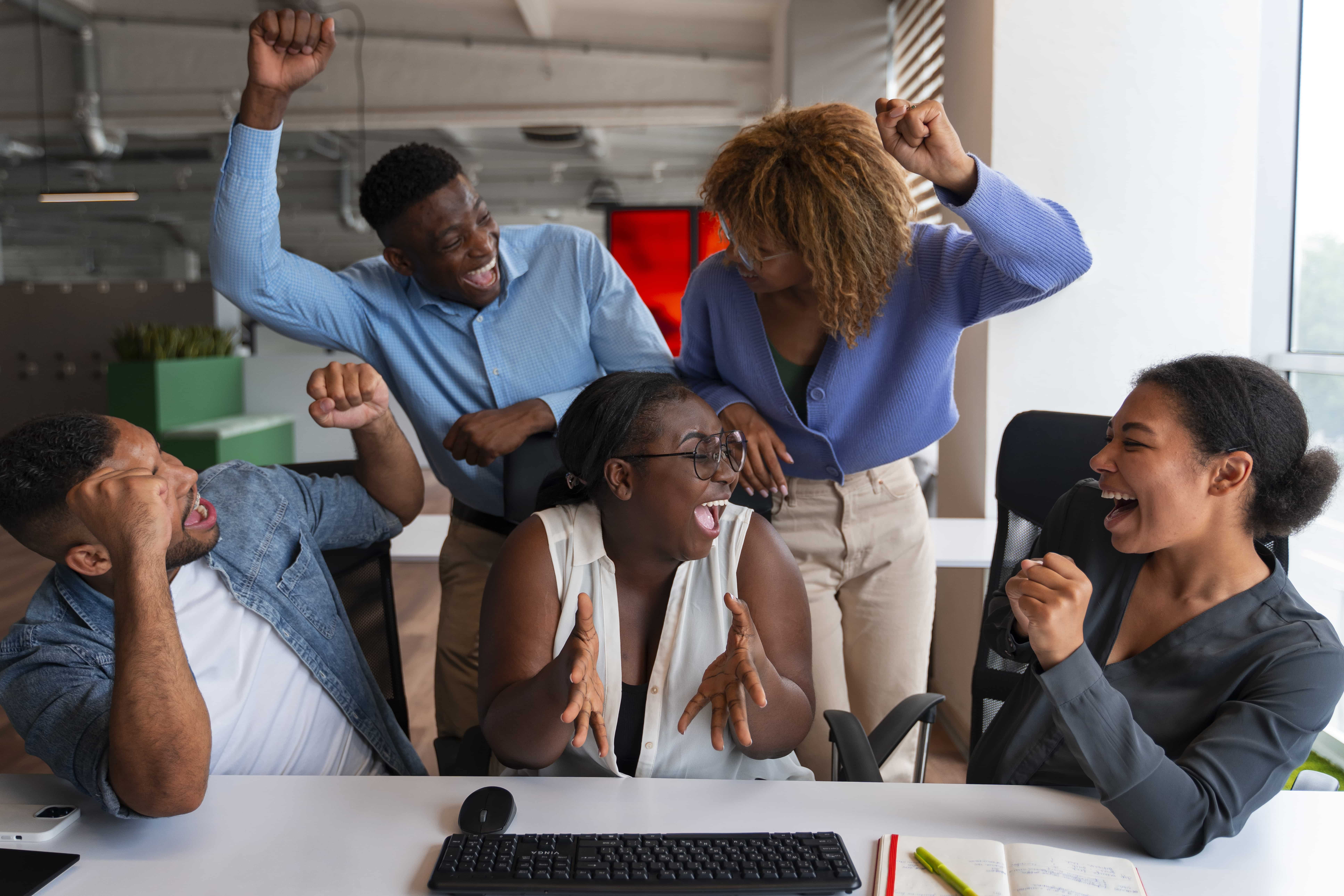 Team working together