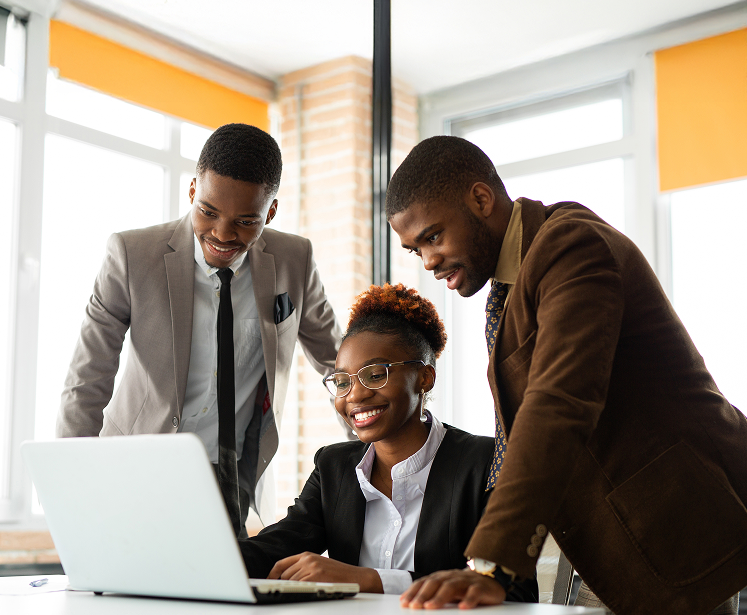 Team working together